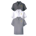 Playera tipo polo Caballero blanca T-M $125