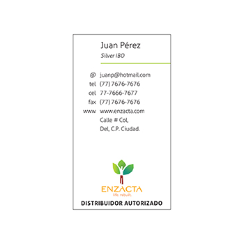 Tarjetas de presentación para IBO