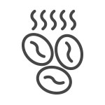 Coffee bean icon
