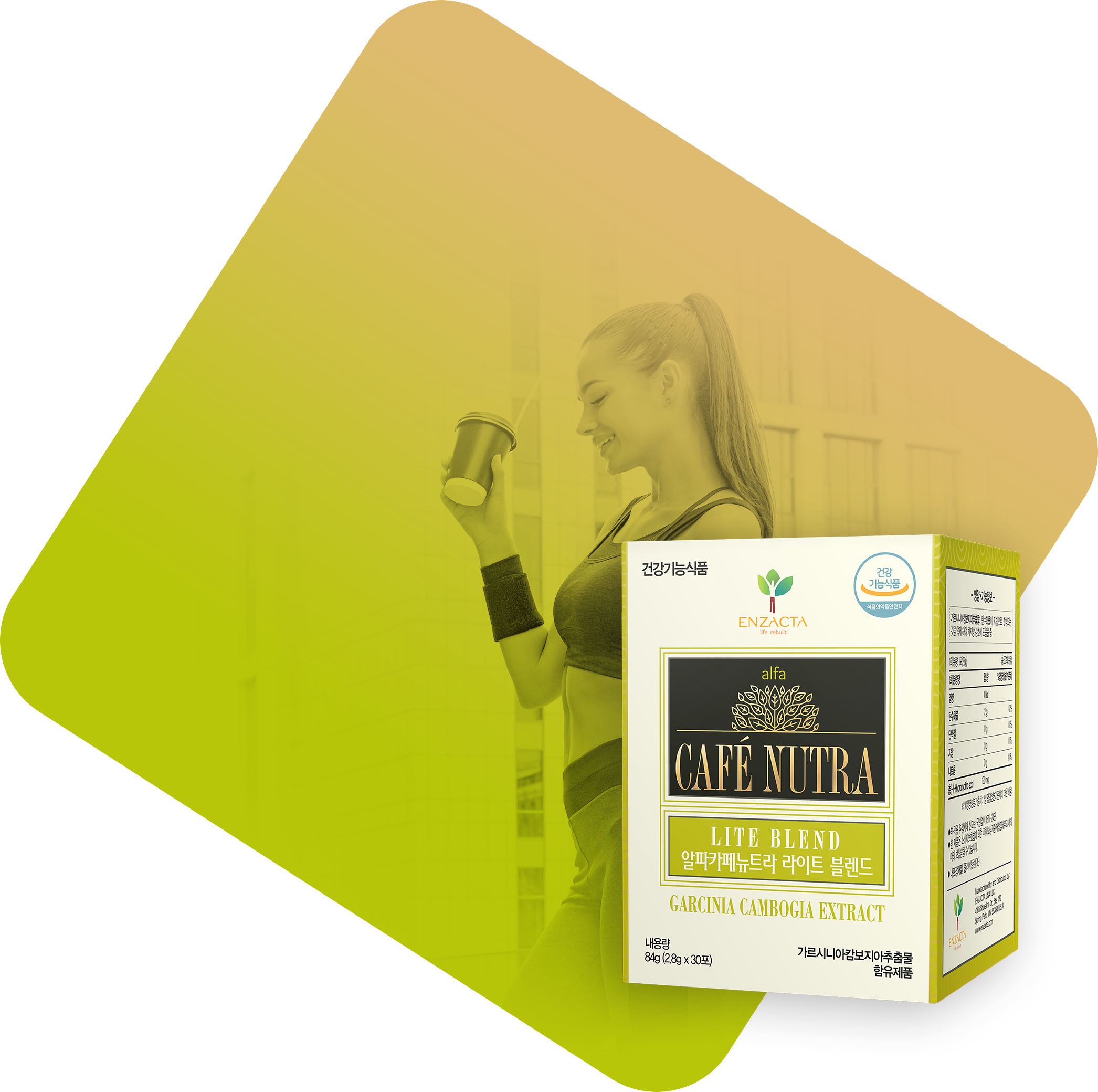 alfa CAFÉ NUTRA lite blend cover & box