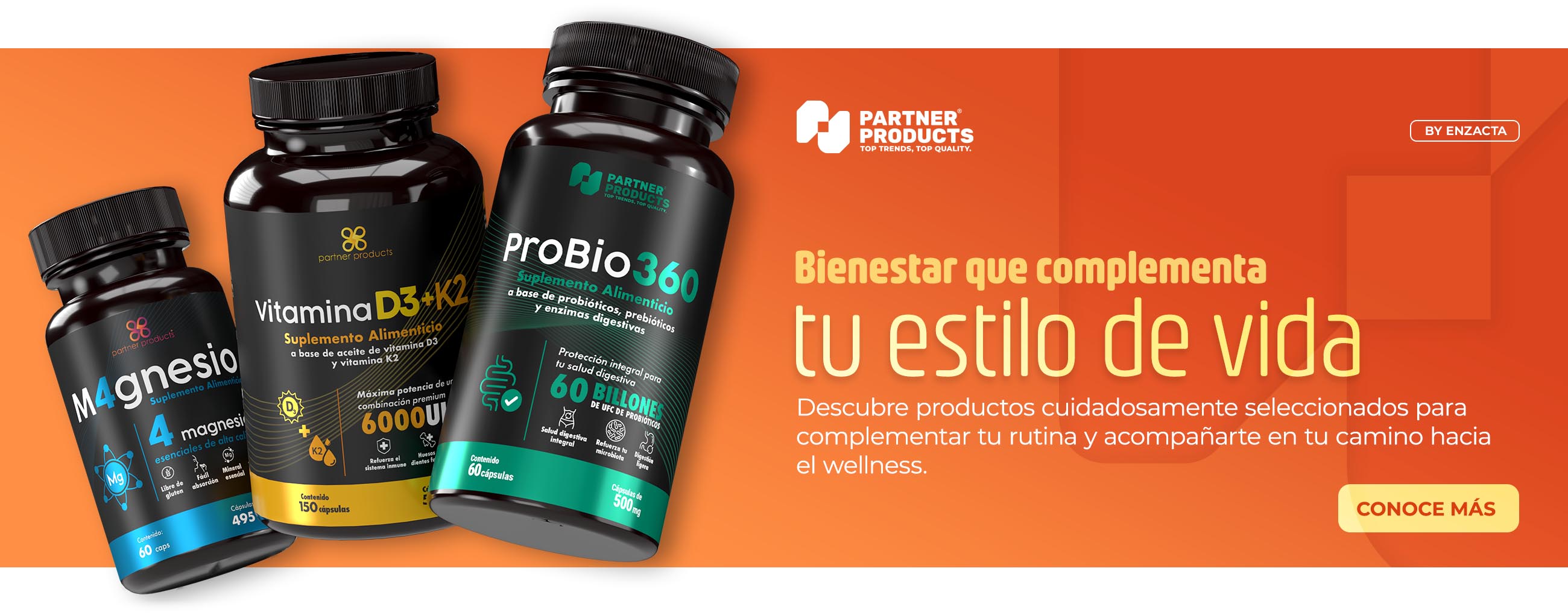 Banner Partner Products | ENZACTA