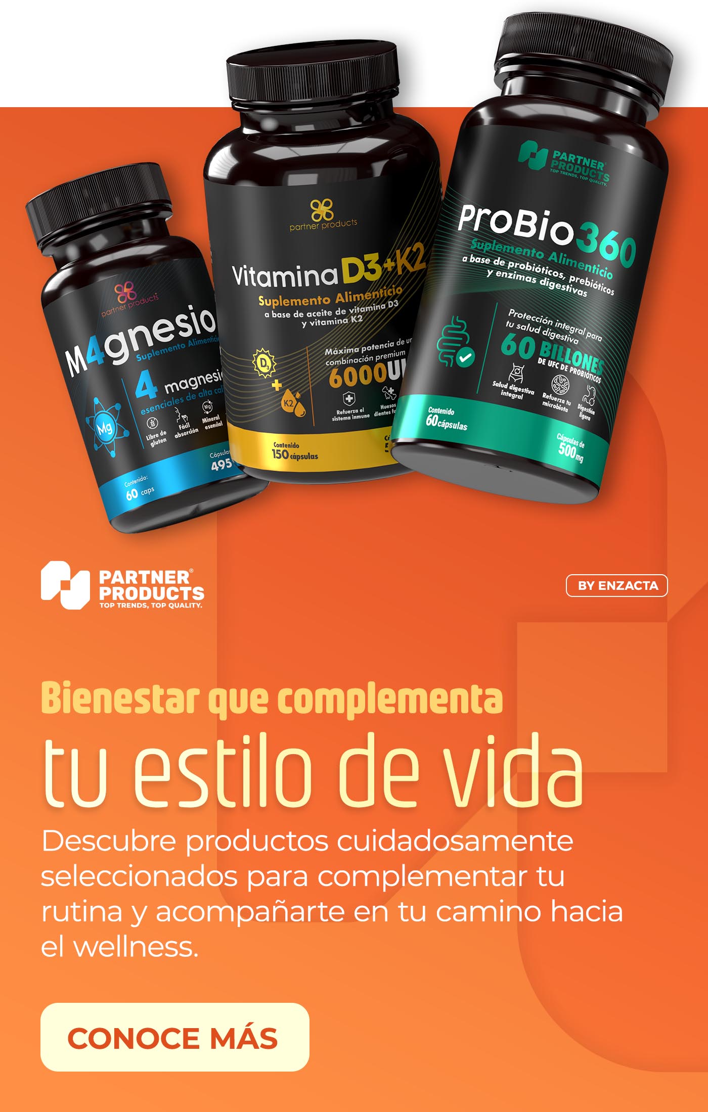Banner Partner Products | ENZACTA