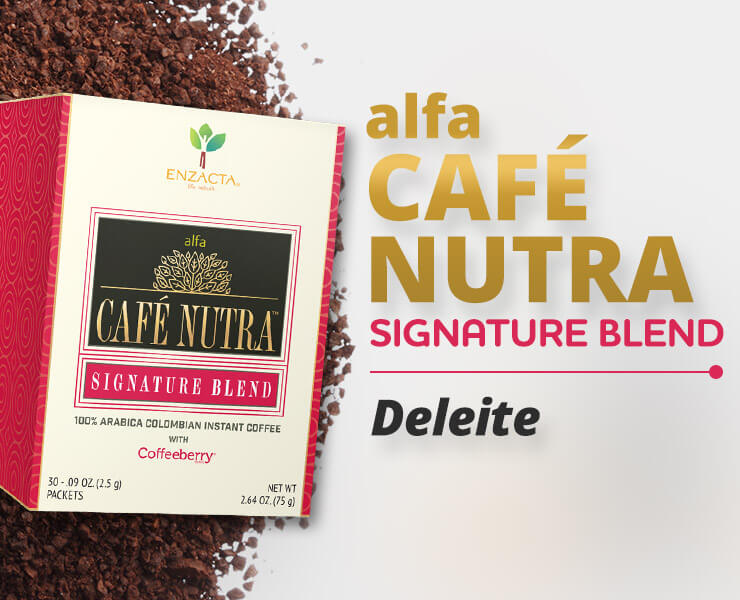 alfa CAFE NUTRA Signature Blend: Protective & Nutritional