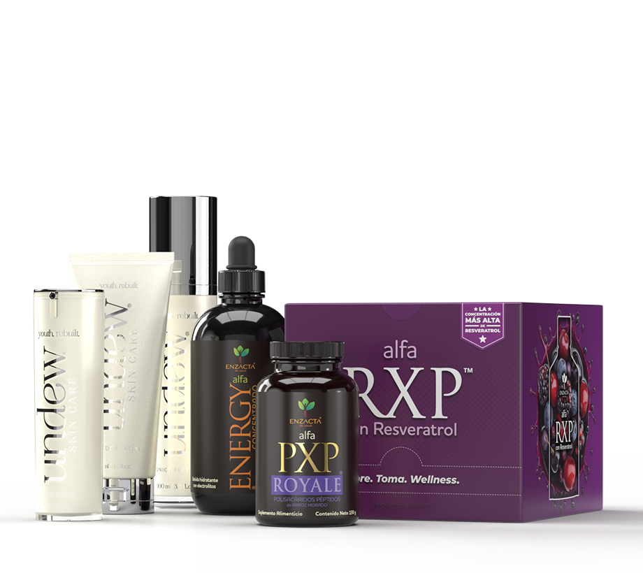 Desafía el paso del tiempo y revela una piel radiante y juvenil. Combinando el poder de los péptidos, antioxidantes y resveratrol, sus fórmulas avanzadas trabajan en sinergia para estimular la producción de colágeno, neutralizar los radicales libres y proteger la piel del daño ambiental. Experimenta una piel más firme, luminosa y visiblemente rejuvenecida.